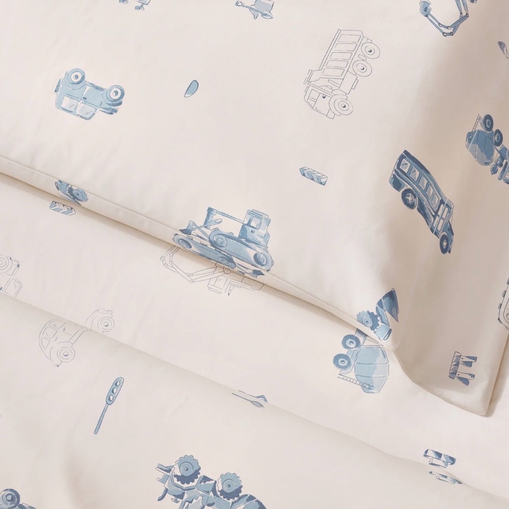 Nestig Road Work Twin Sheet Set - Picture 3 of 4